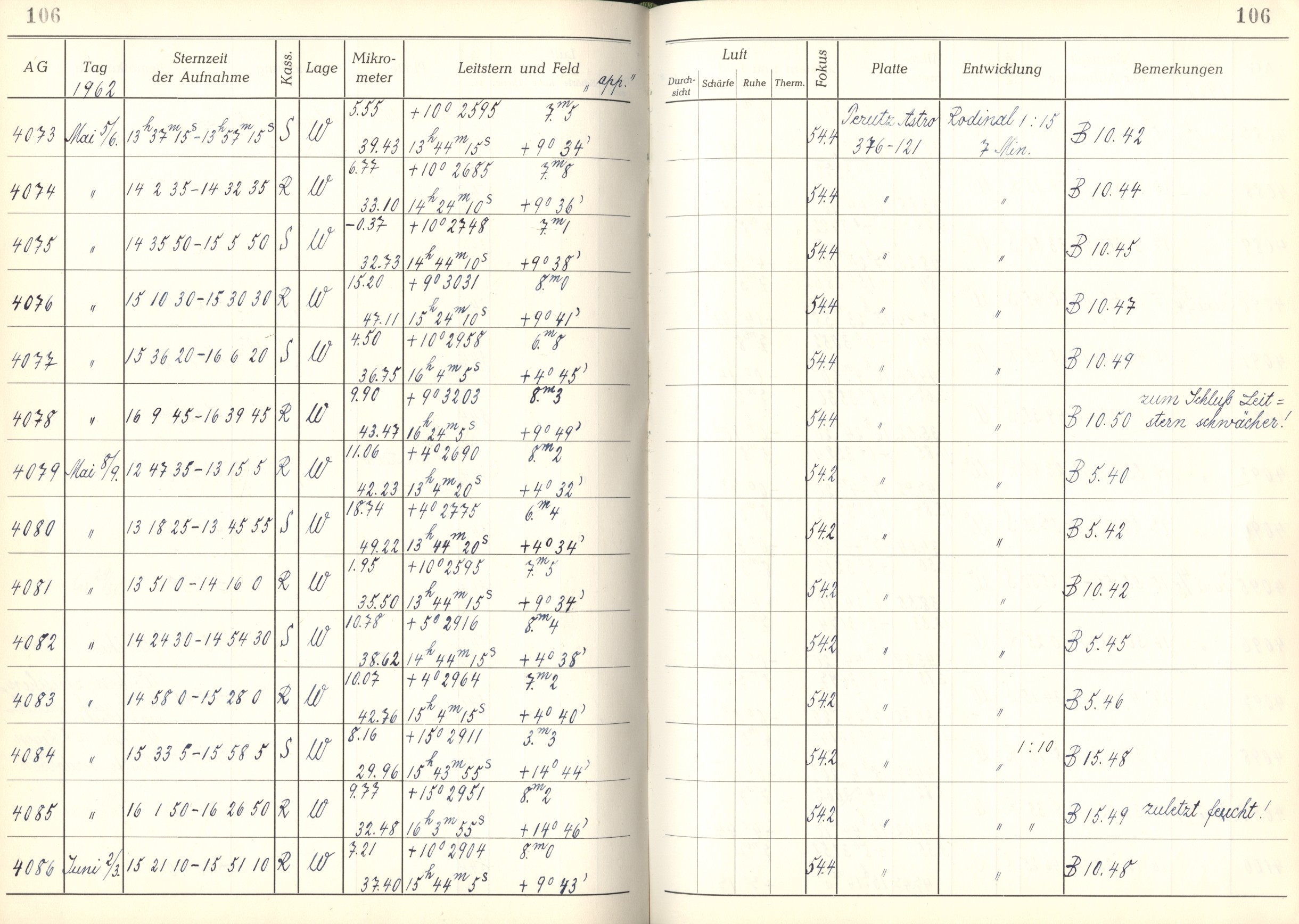 Plattenverzeichnis: ganze Seite04077