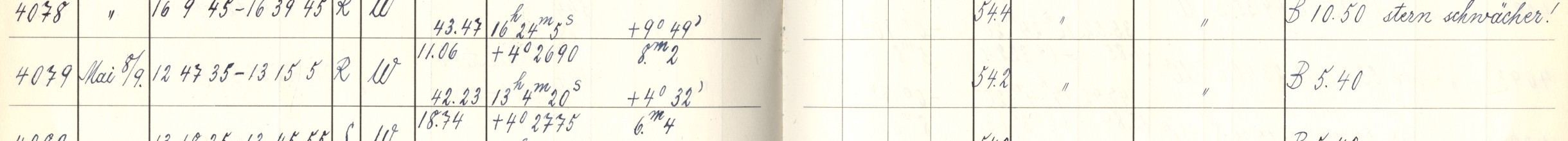 Plattenverzeichnis Eintrag04079