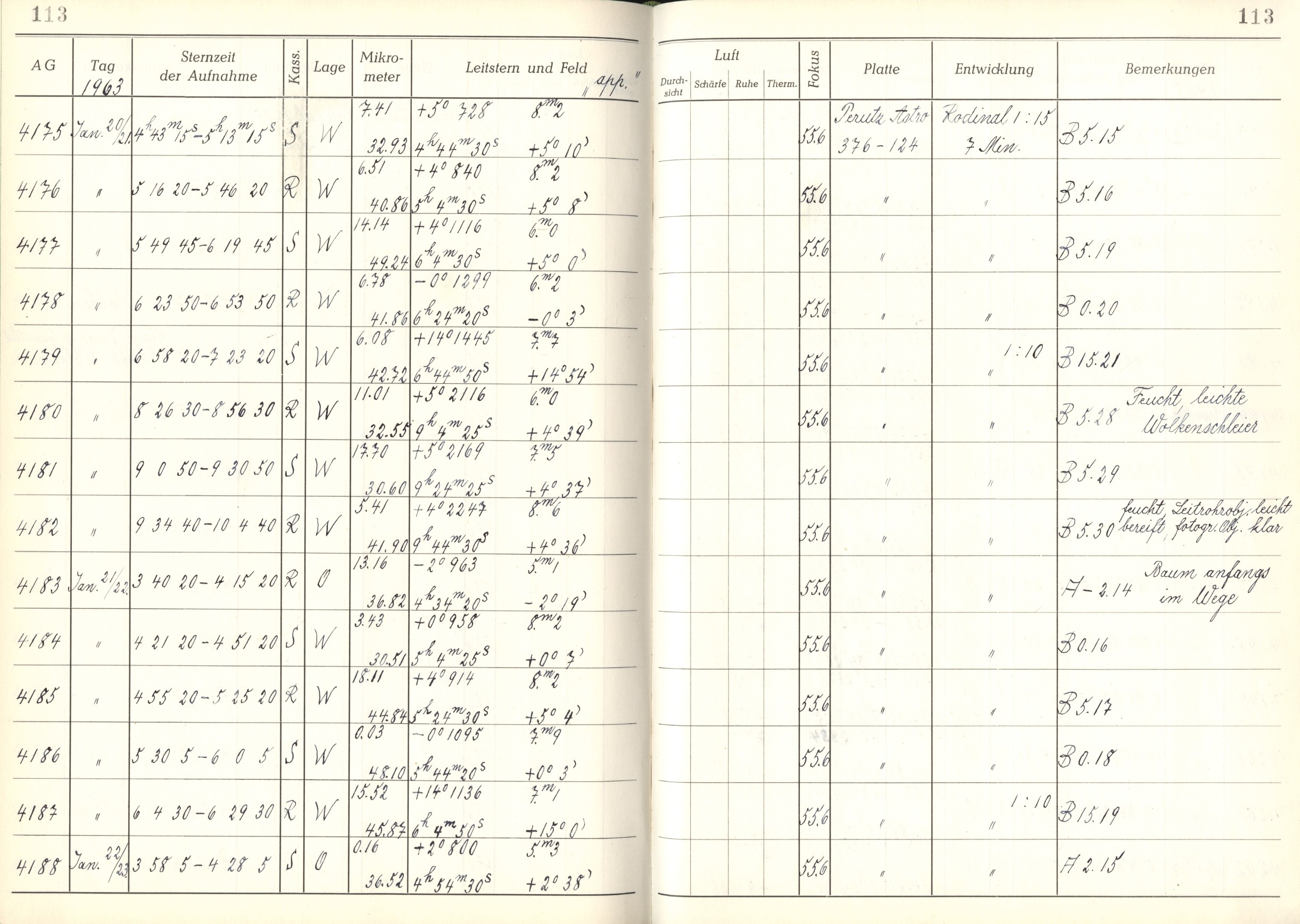 Plattenverzeichnis: ganze Seite04186