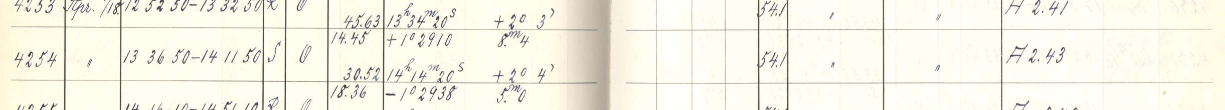 Plattenverzeichnis Eintrag04254