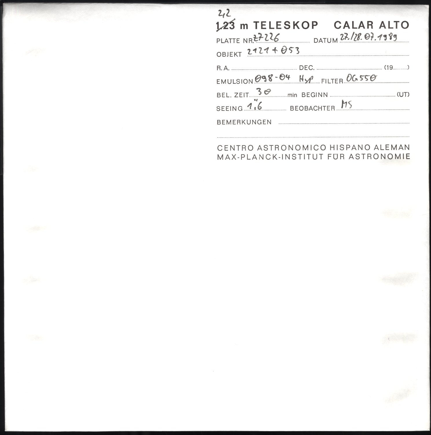Plattenhuelle CA07226z