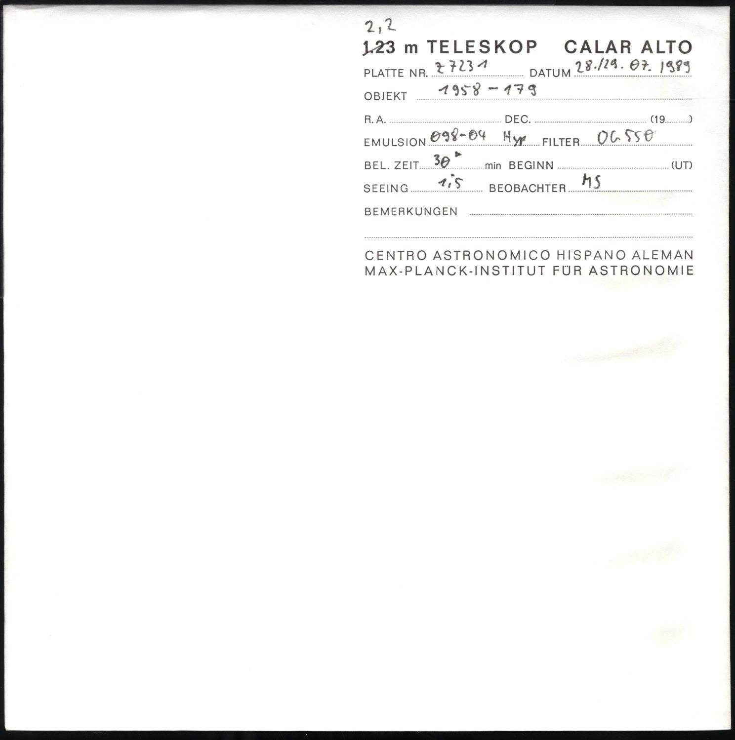 Plattenhuelle CA07231z