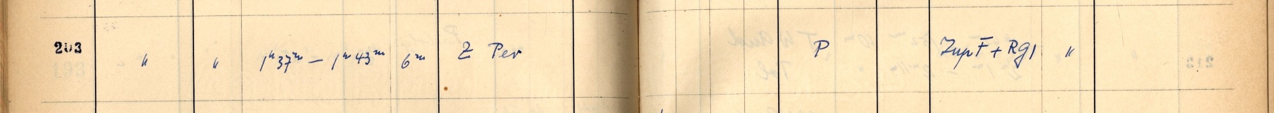 Plattenverzeichnis Eintrag00203