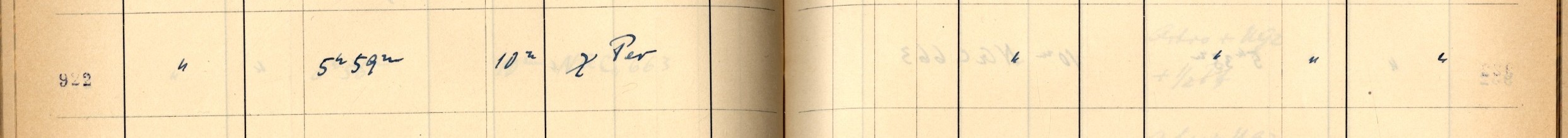 Plattenverzeichnis Eintrag00922