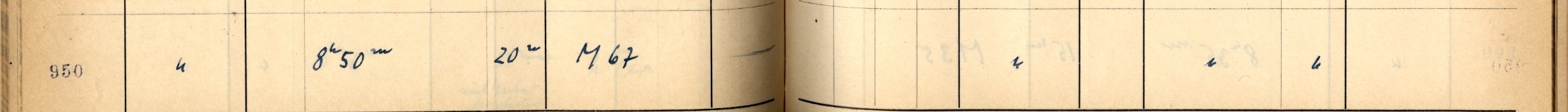 Plattenverzeichnis Eintrag00950