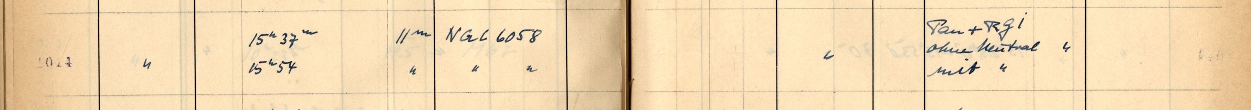 Plattenverzeichnis Eintrag01014