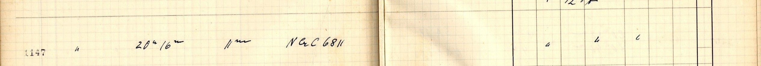 Plattenverzeichnis Eintrag01147