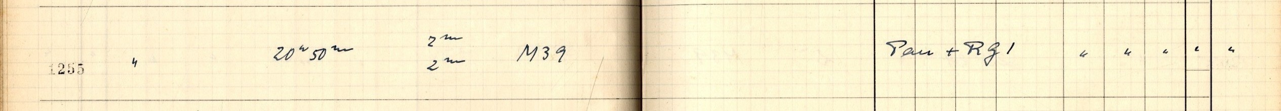 Plattenverzeichnis Eintrag01255