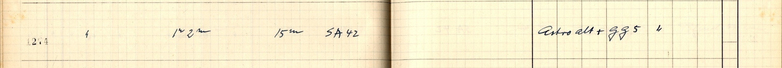Plattenverzeichnis Eintrag01274