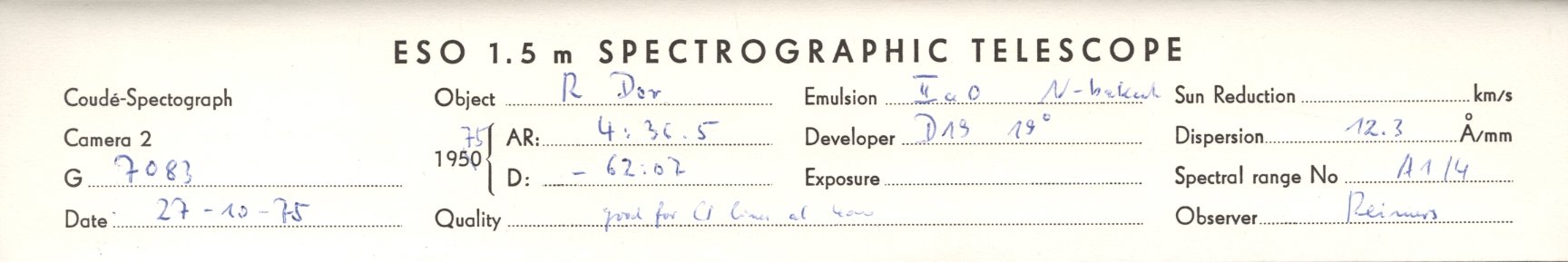 Plattenhuelle ESo7083