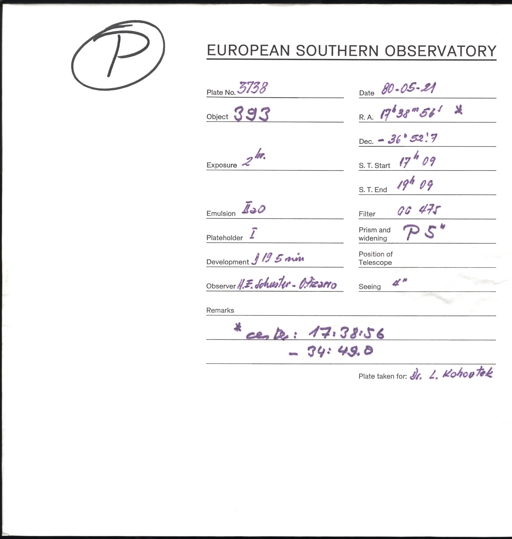 Plattenhuelle ES03738