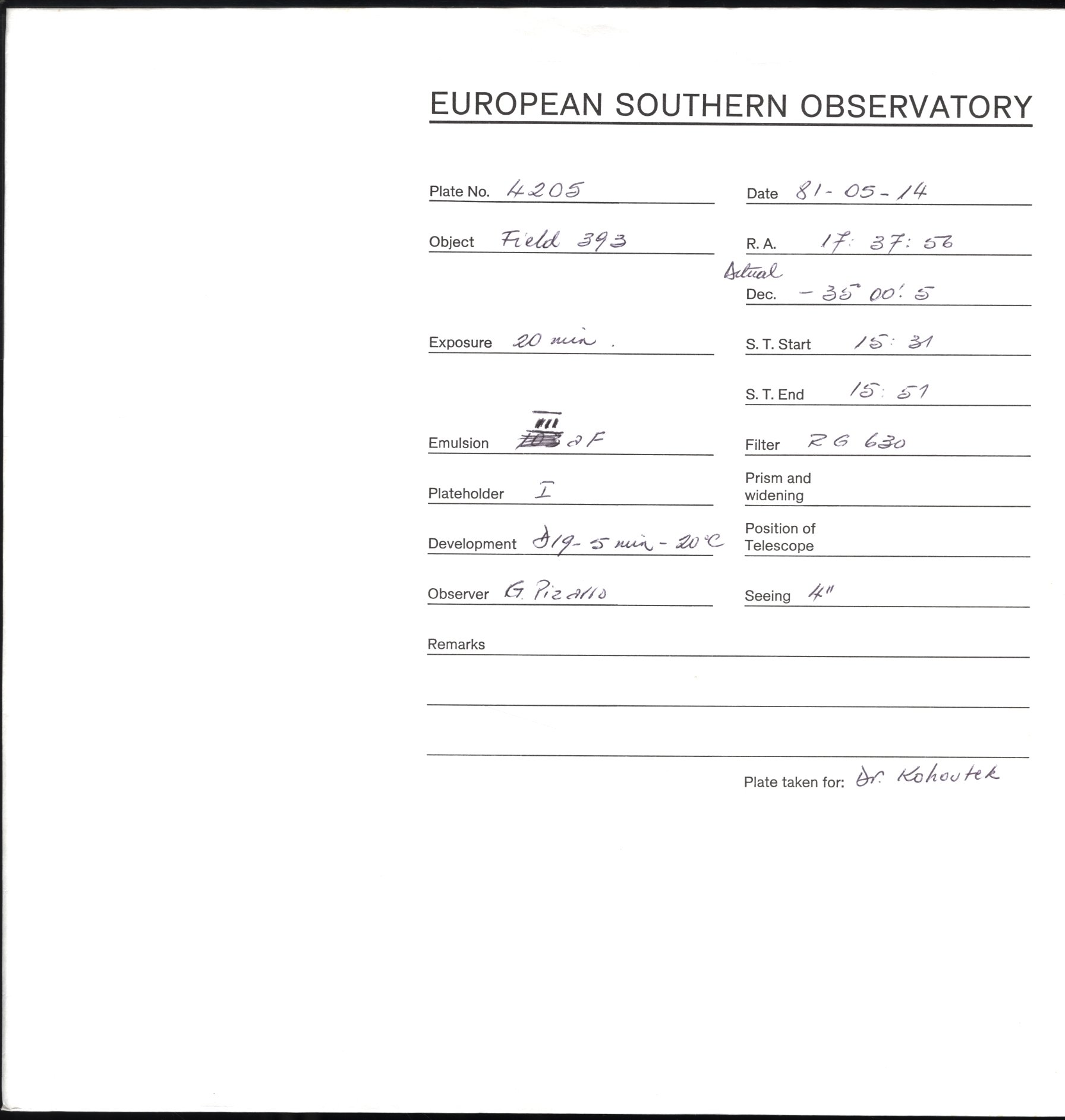 Plattenhuelle ES04205