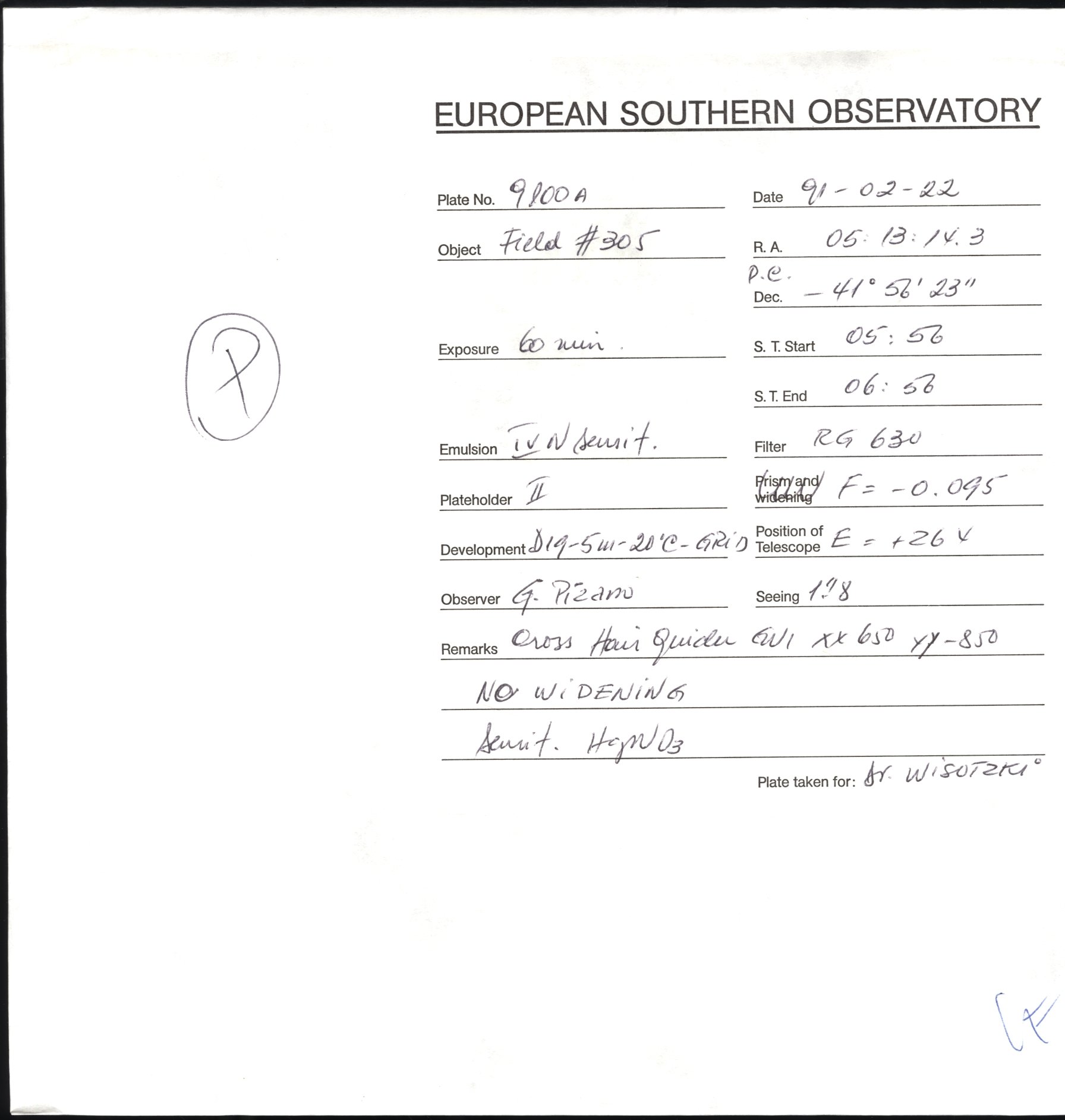 Plattenhuelle ES09100a