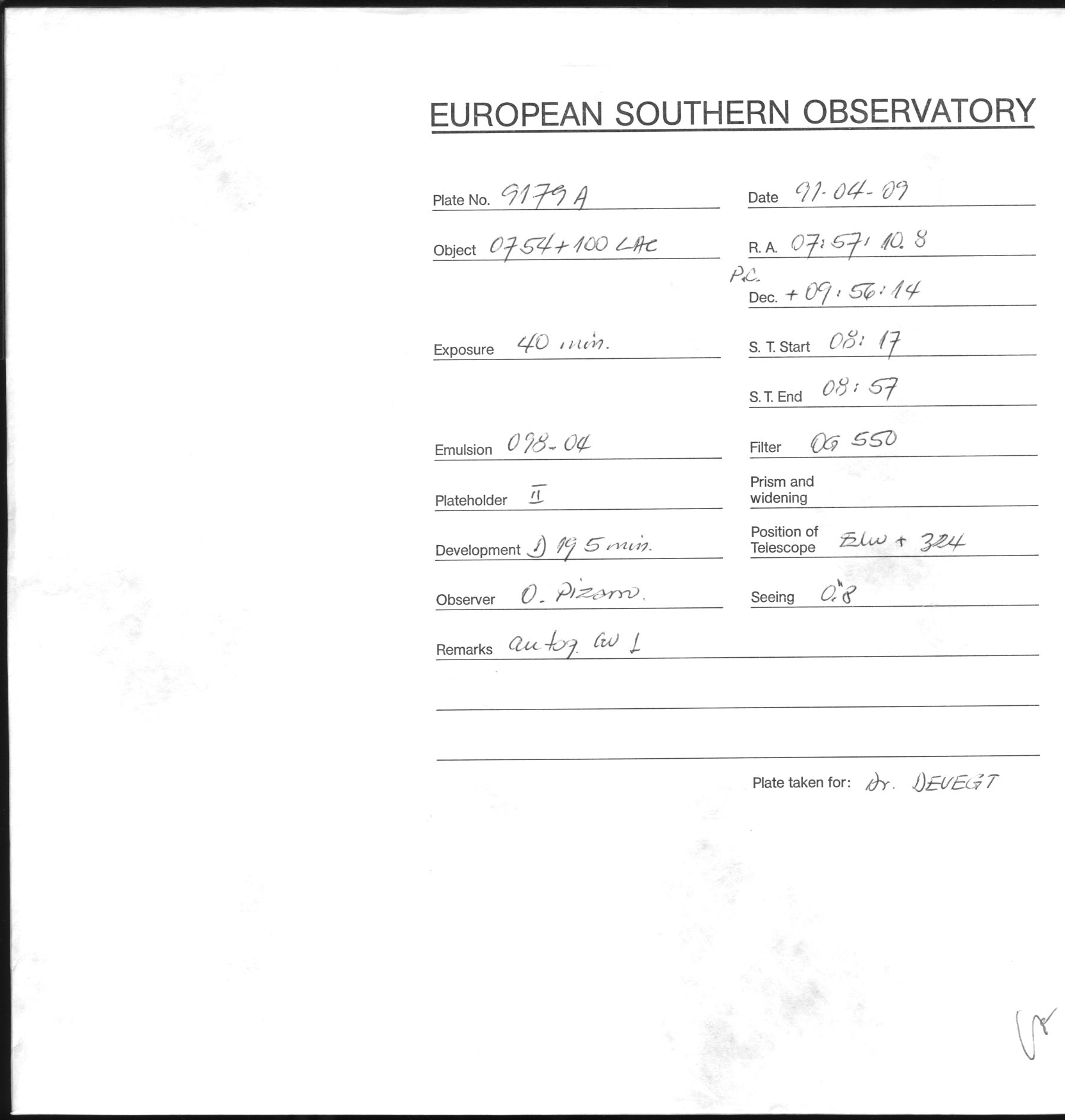 Plattenhuelle ES09179a