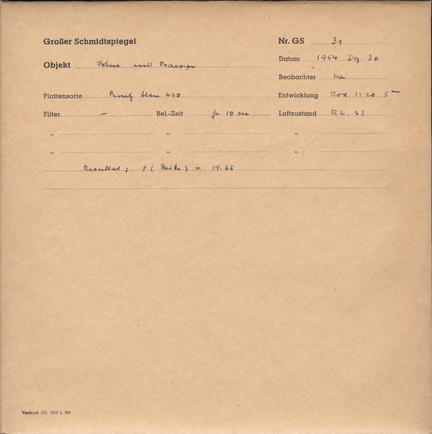 Plattenhuelle GS00031