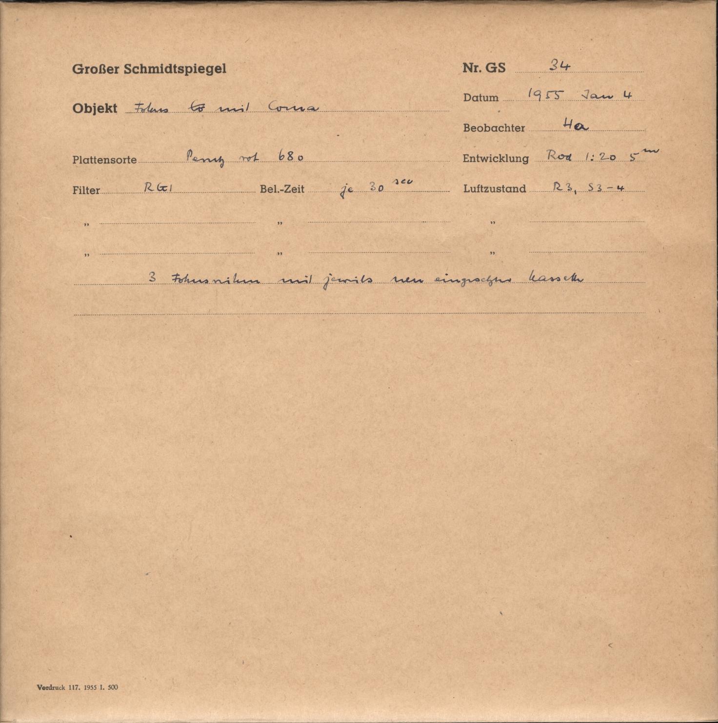 Plattenhuelle GS00034