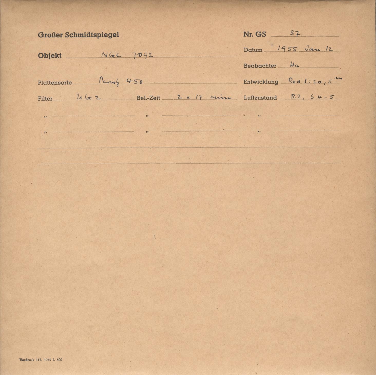 Plattenhuelle GS00037