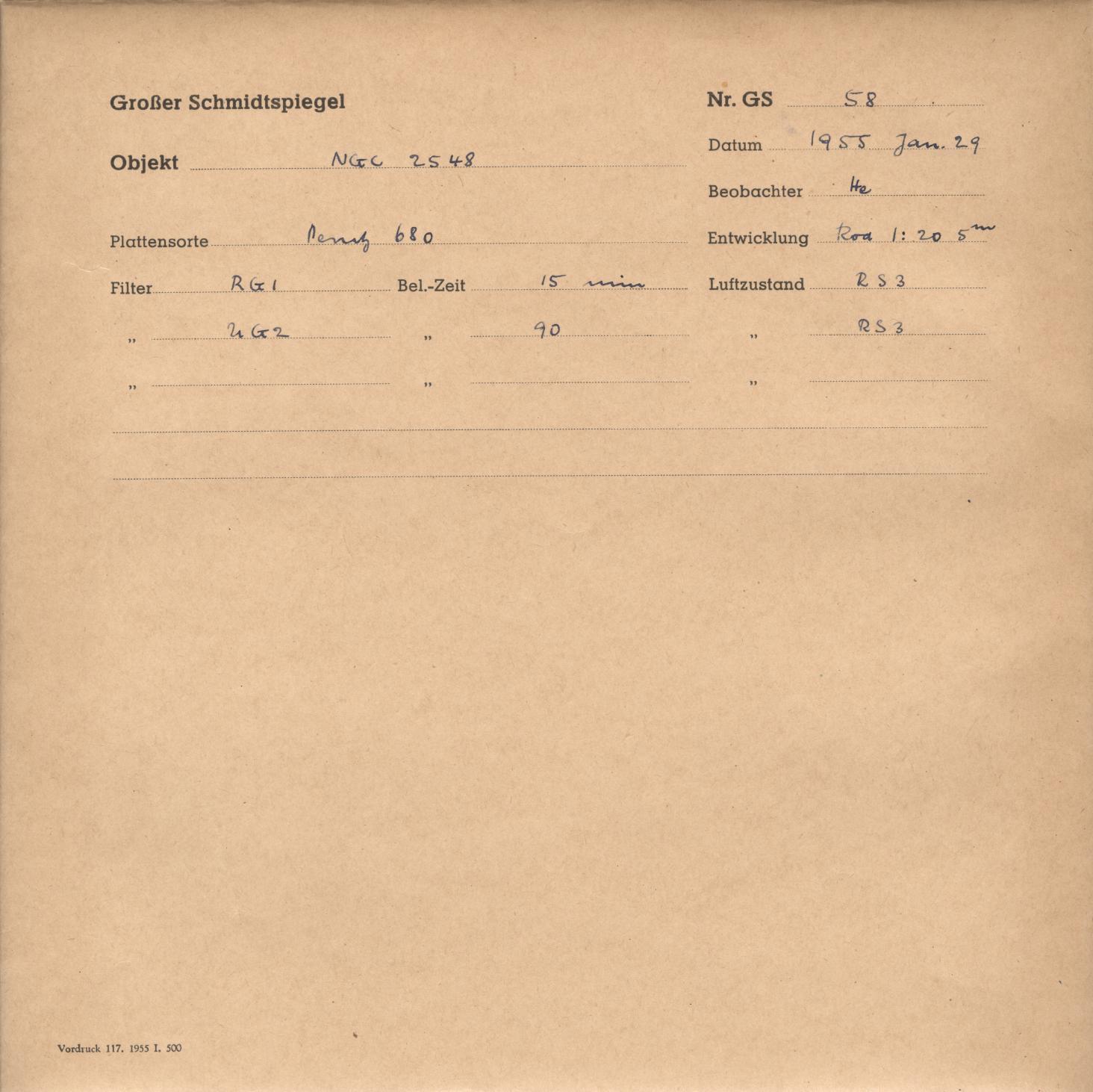 Plattenhuelle GS00058