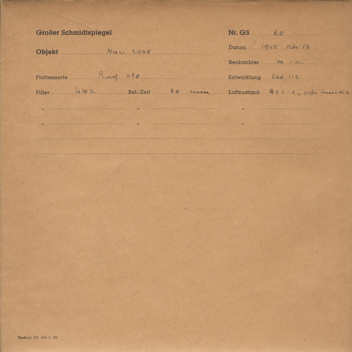 Plattenhuelle GS00065