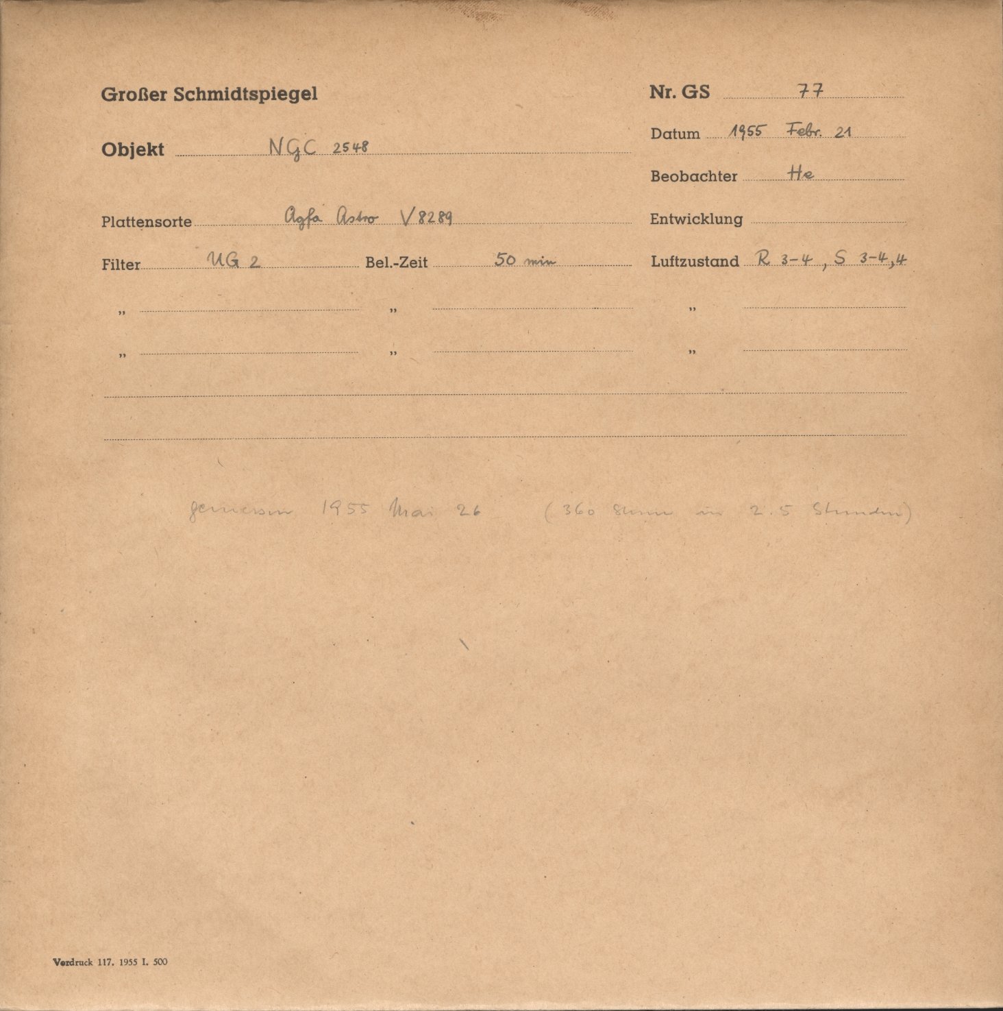 Plattenhuelle GS00077