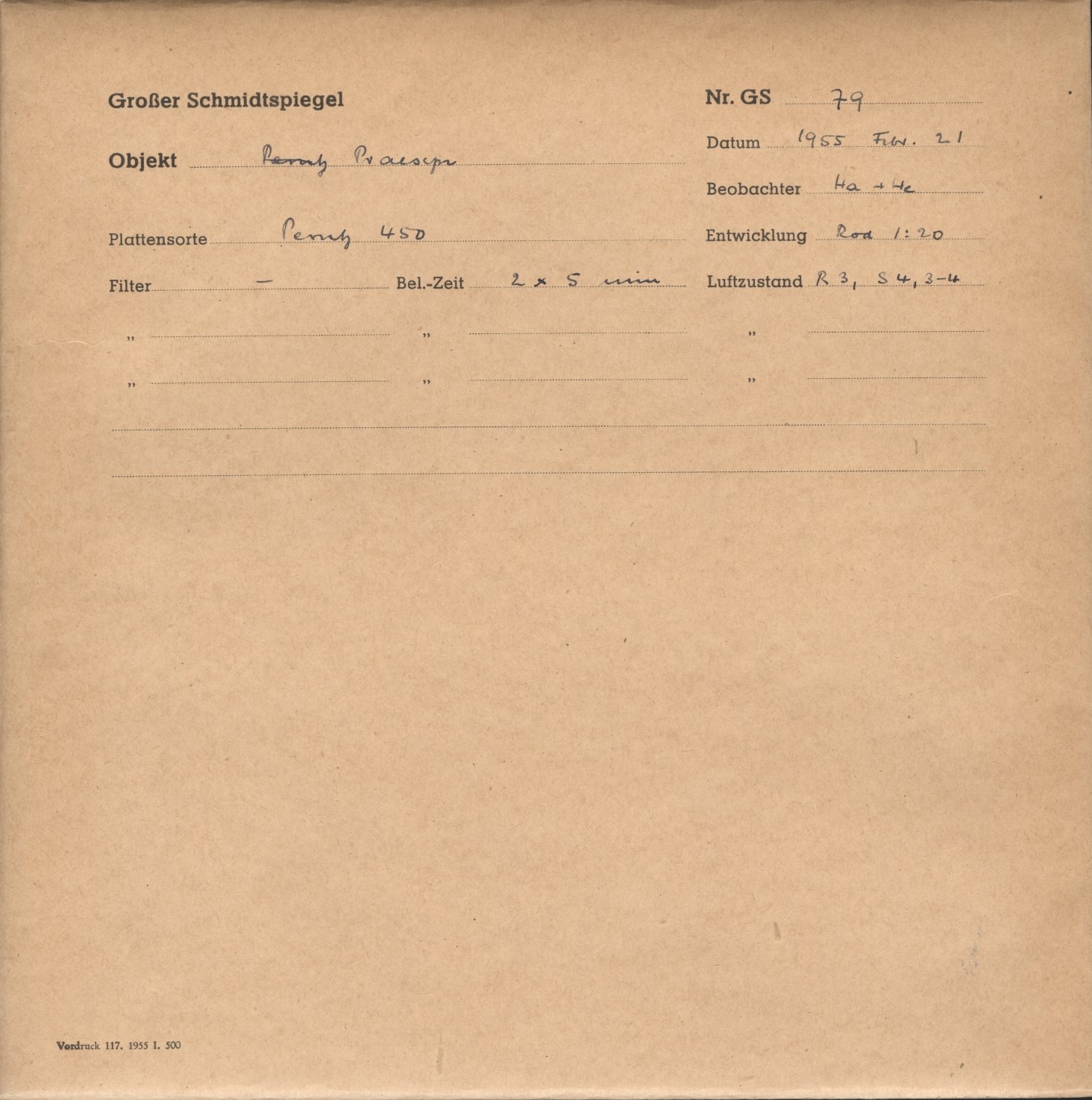 Plattenhuelle GS00079