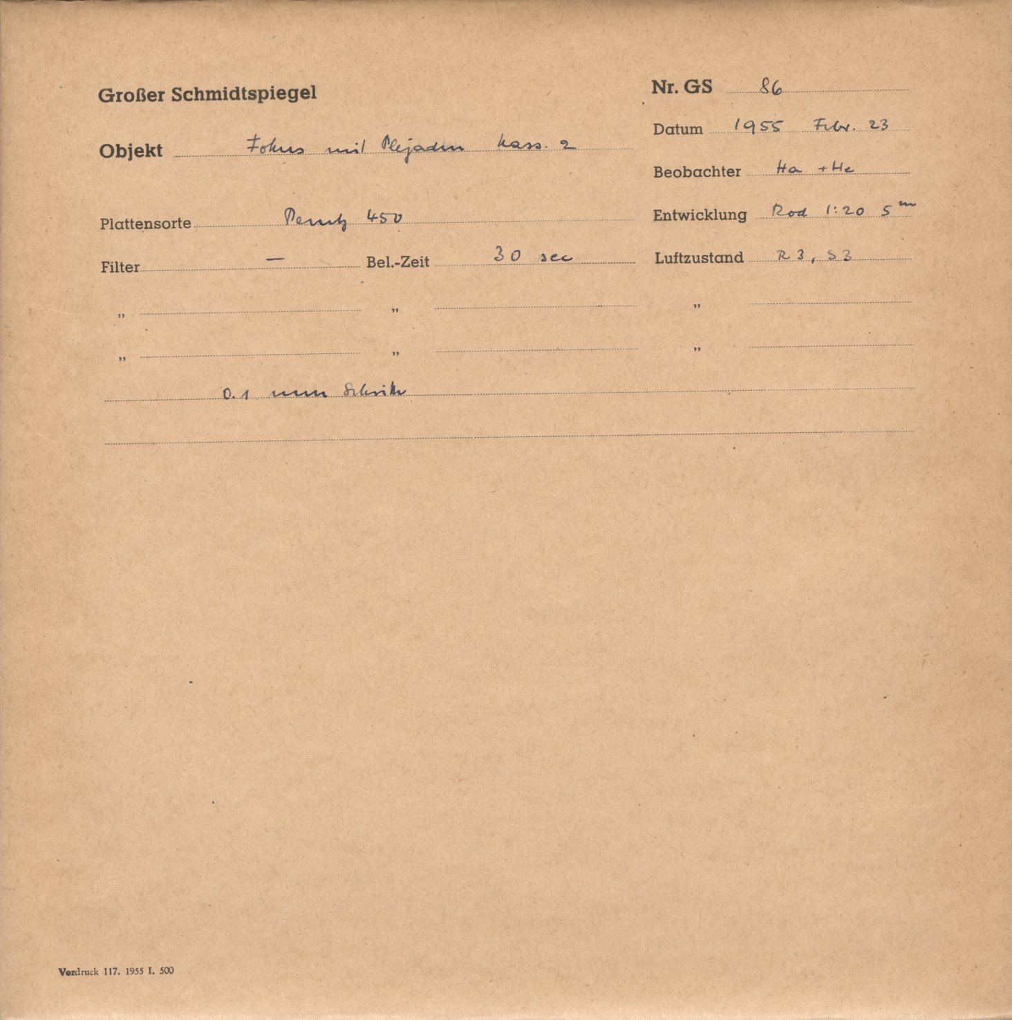 Plattenhuelle GS00086