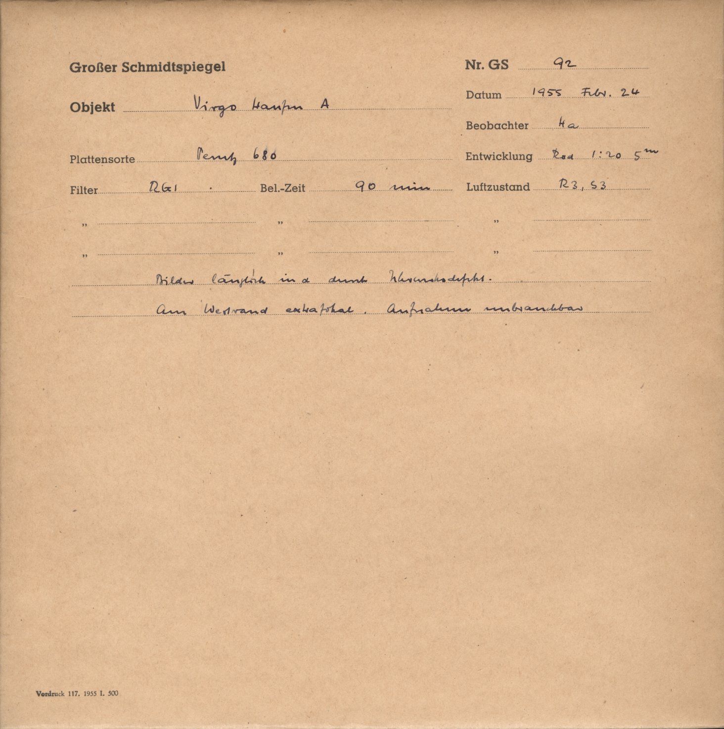 Plattenhuelle GS00092