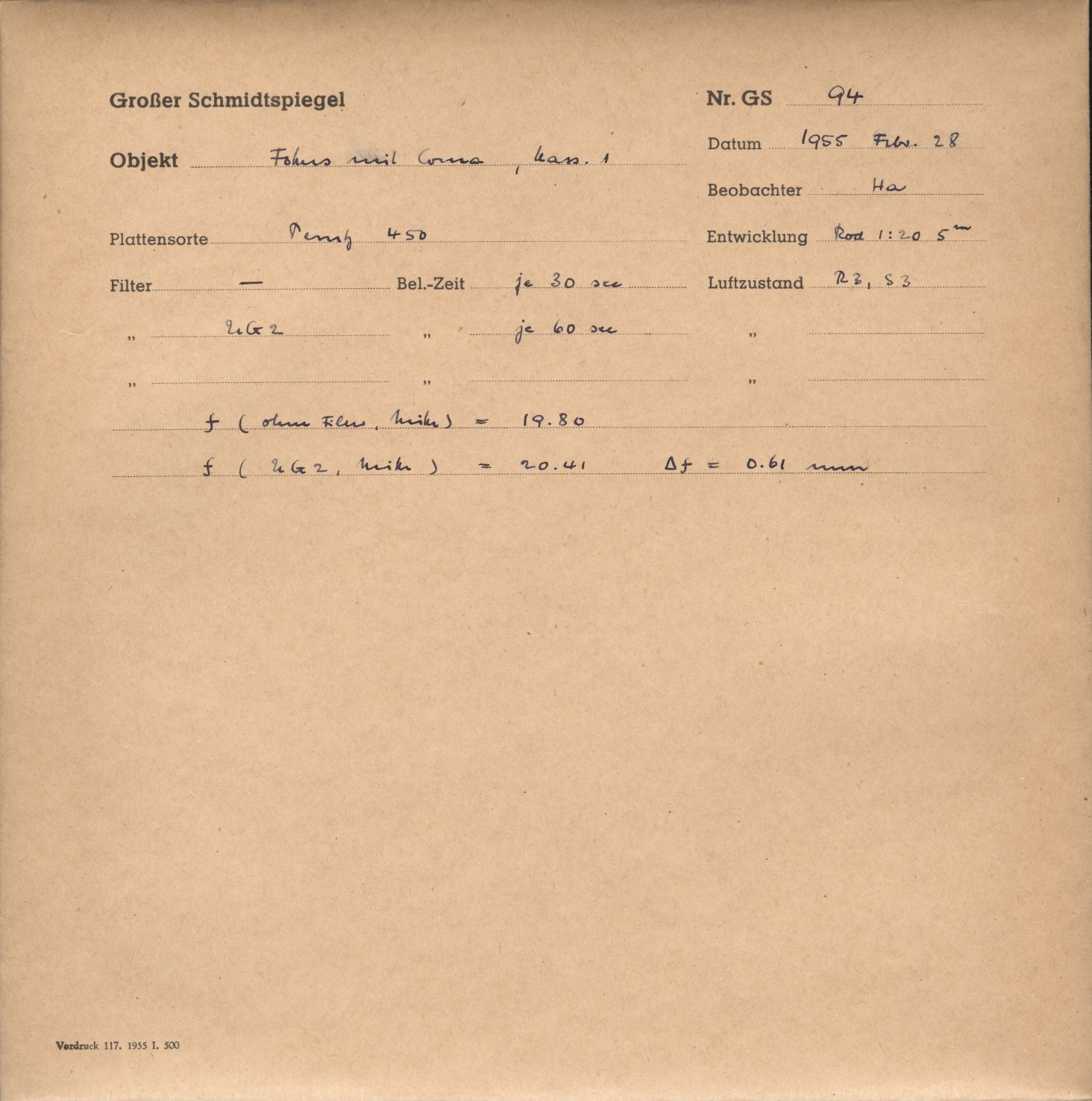 Plattenhuelle GS00094