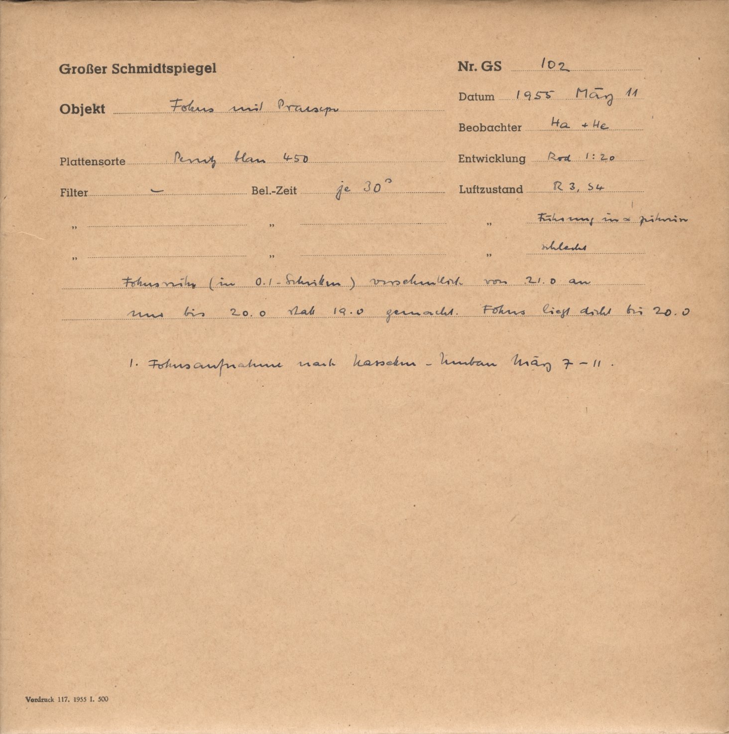 Plattenhuelle GS00102