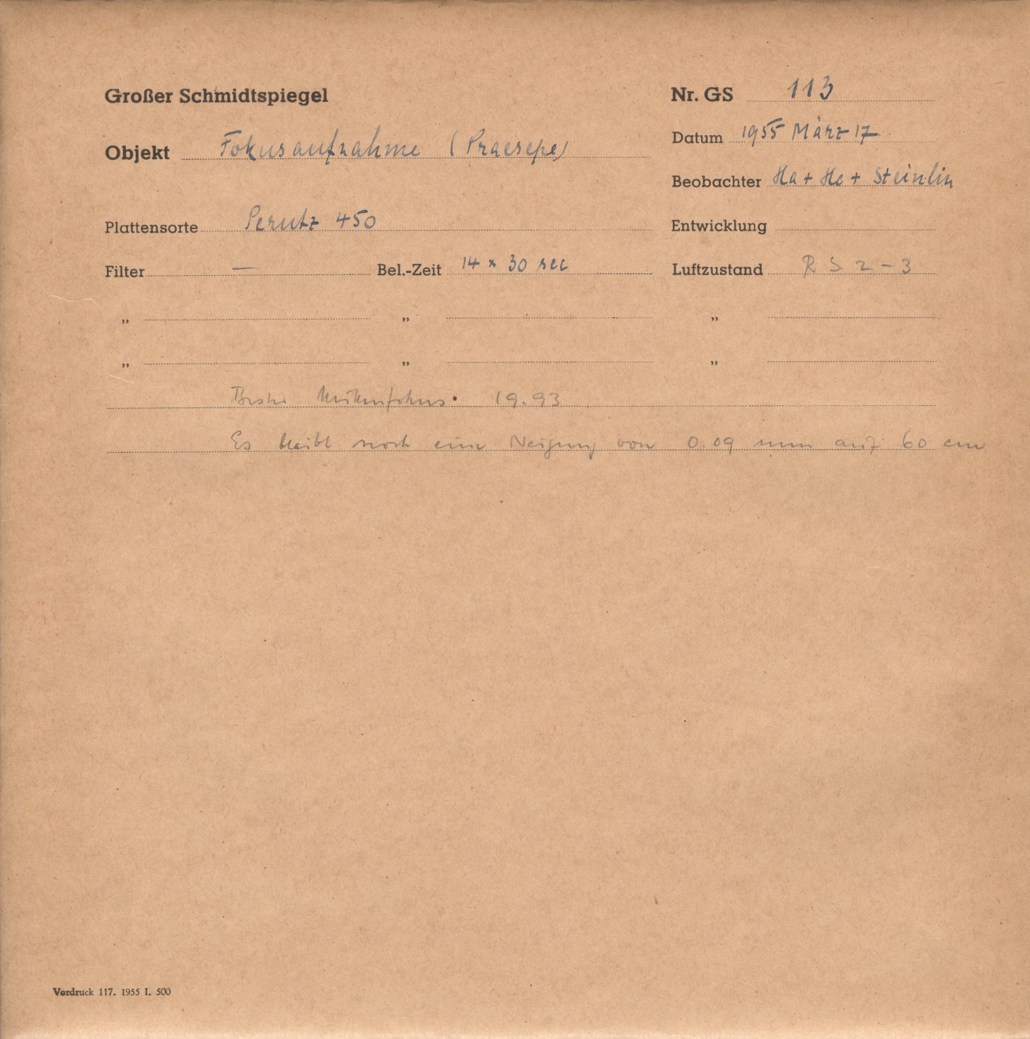 Plattenhuelle GS00113