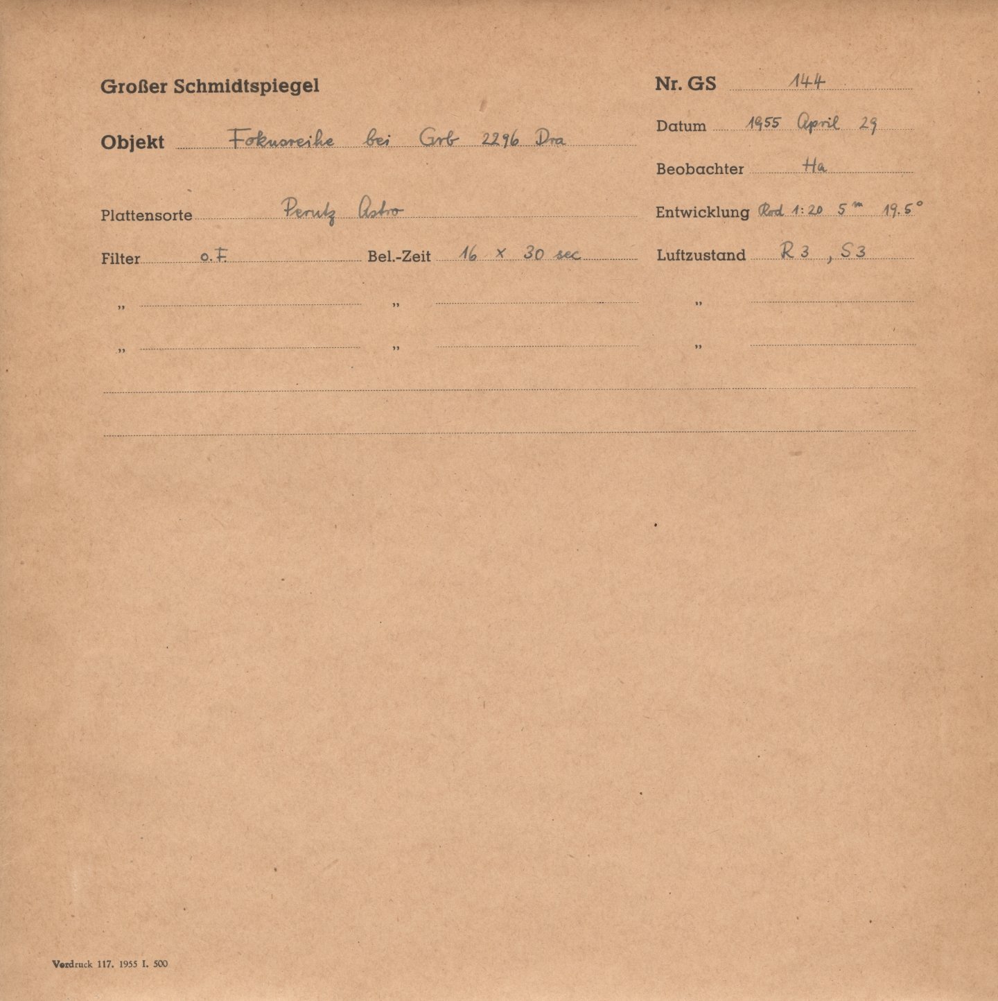 Plattenhuelle GS00144