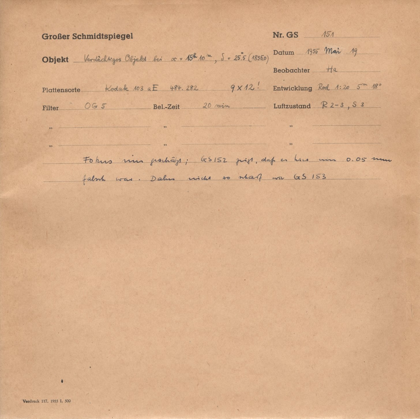 Plattenhuelle GS00151