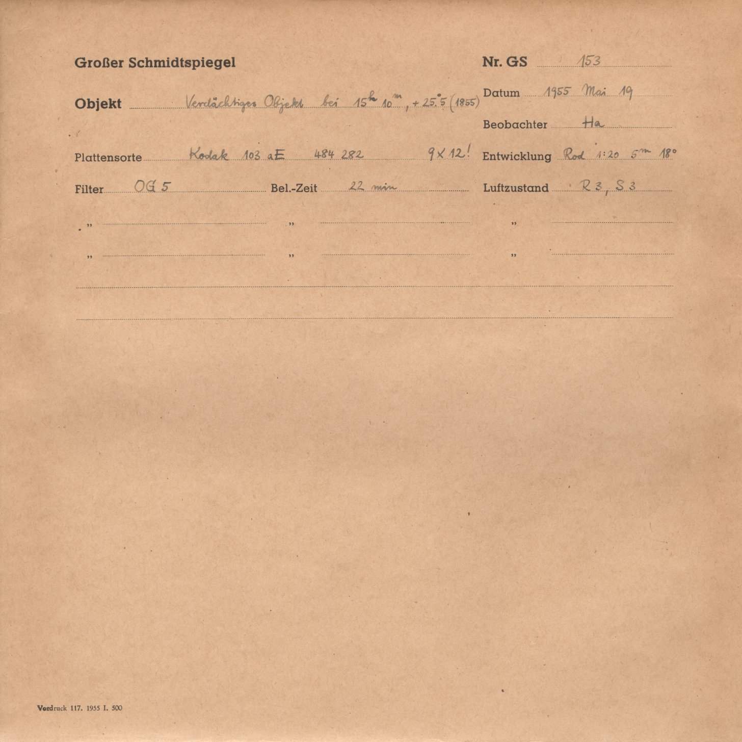 Plattenhuelle GS00153
