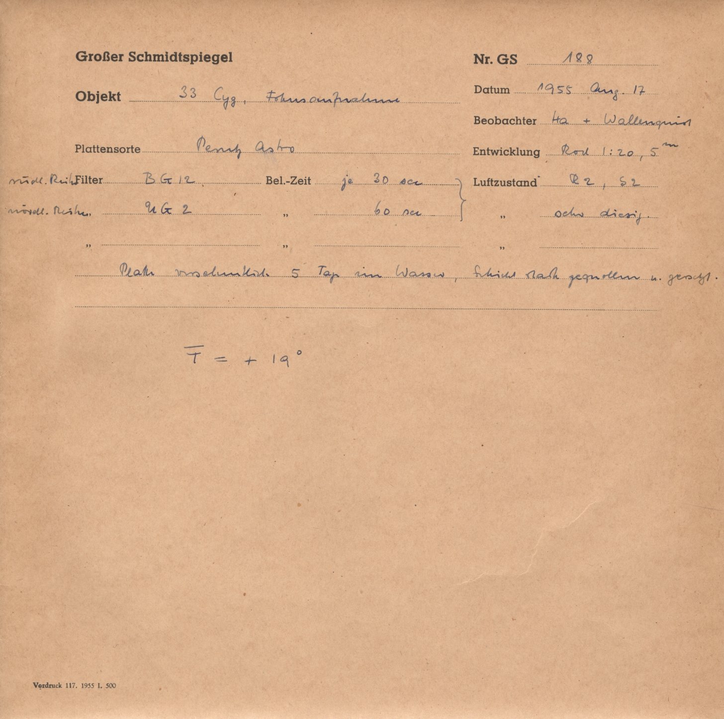 Plattenhuelle GS00188