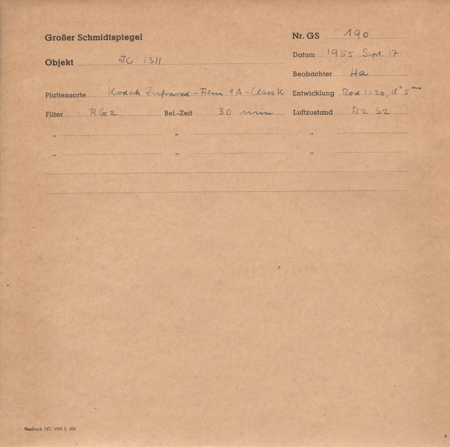Plattenhuelle GS00190