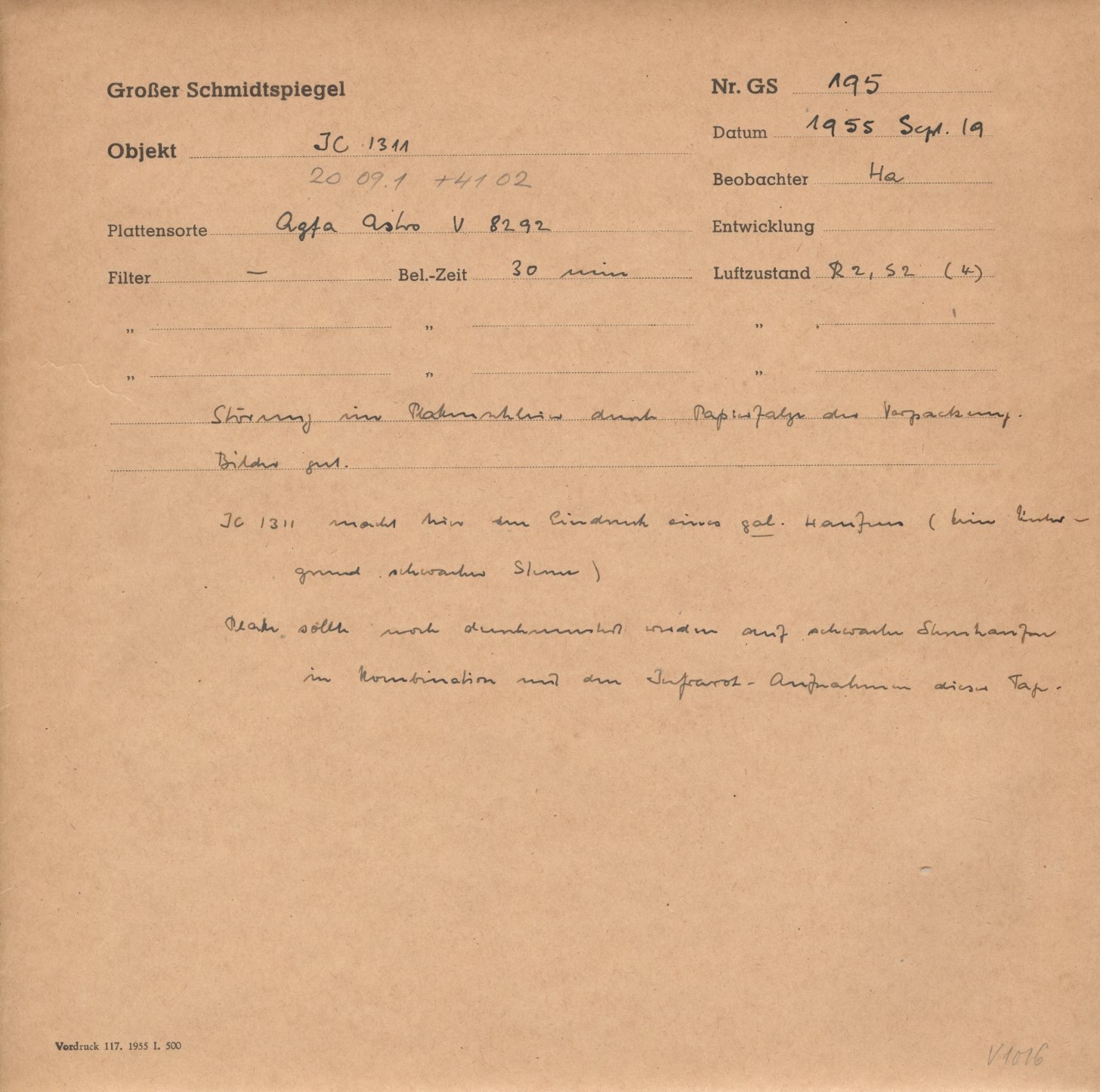 Plattenhuelle GS00195