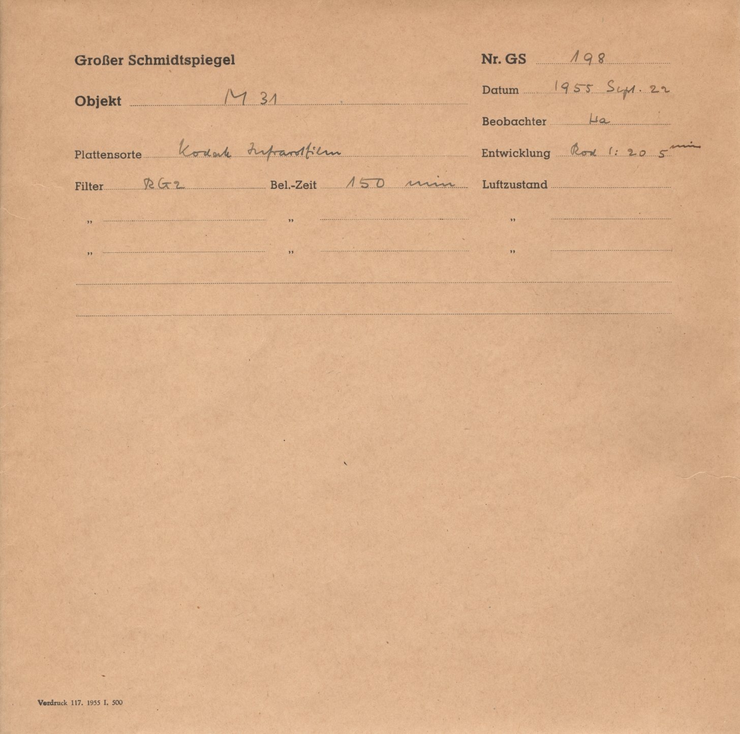 Plattenhuelle GS00198