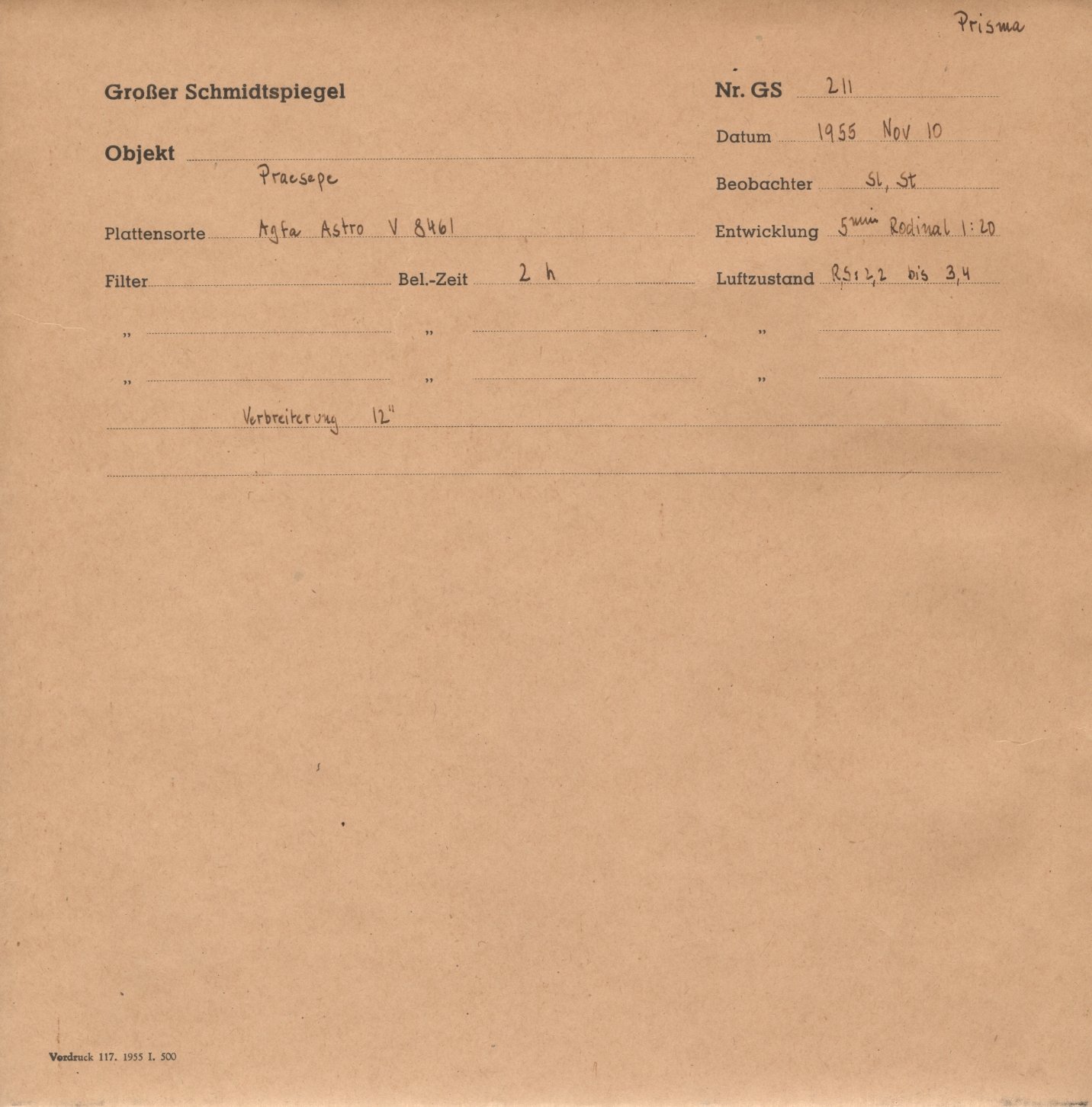 Plattenhuelle GS00211