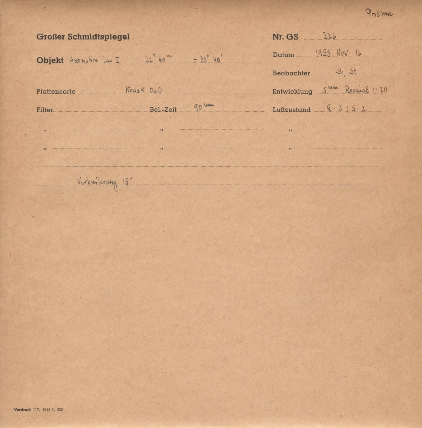 Plattenhuelle GS00226