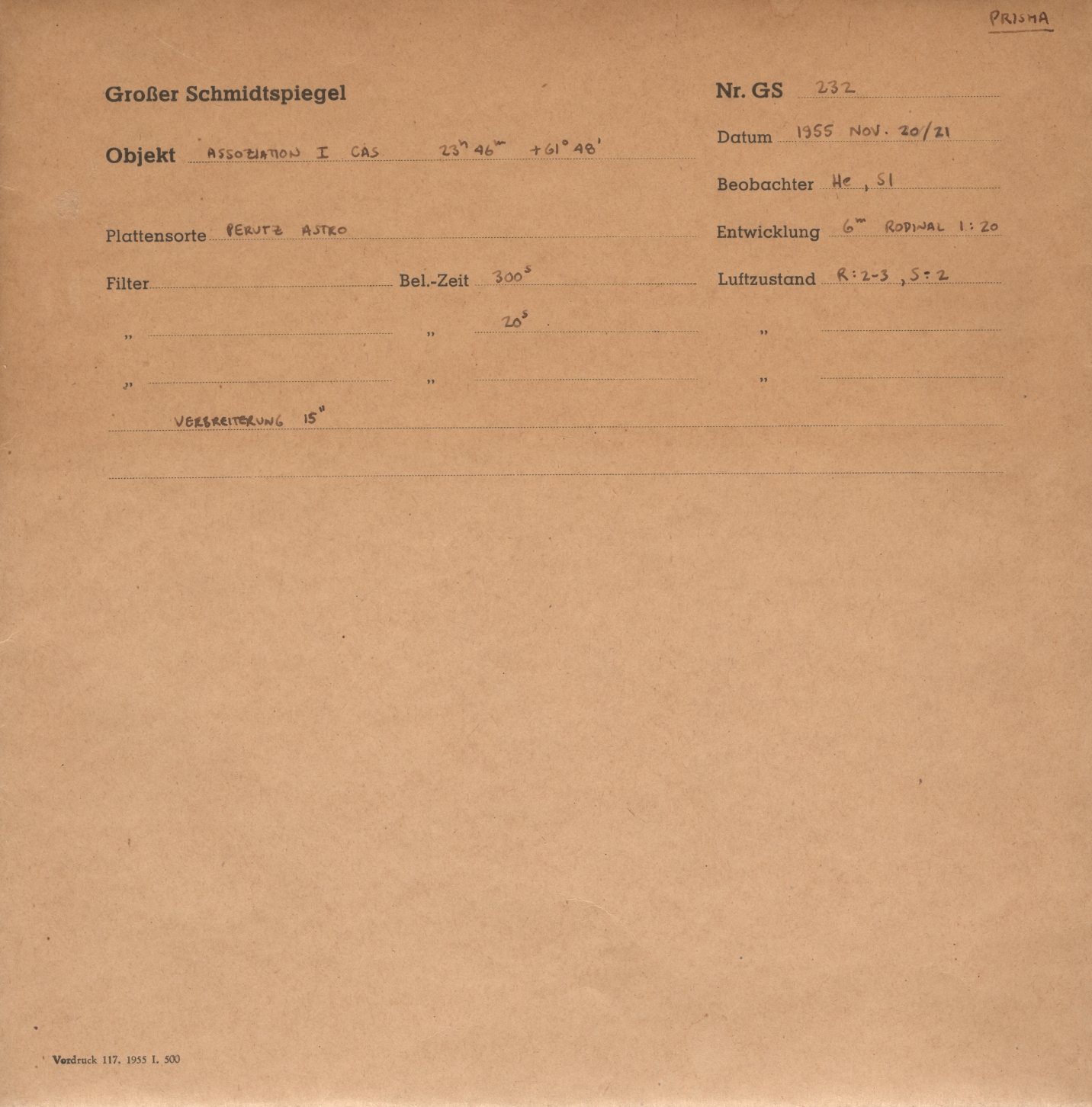 Plattenhuelle GS00232