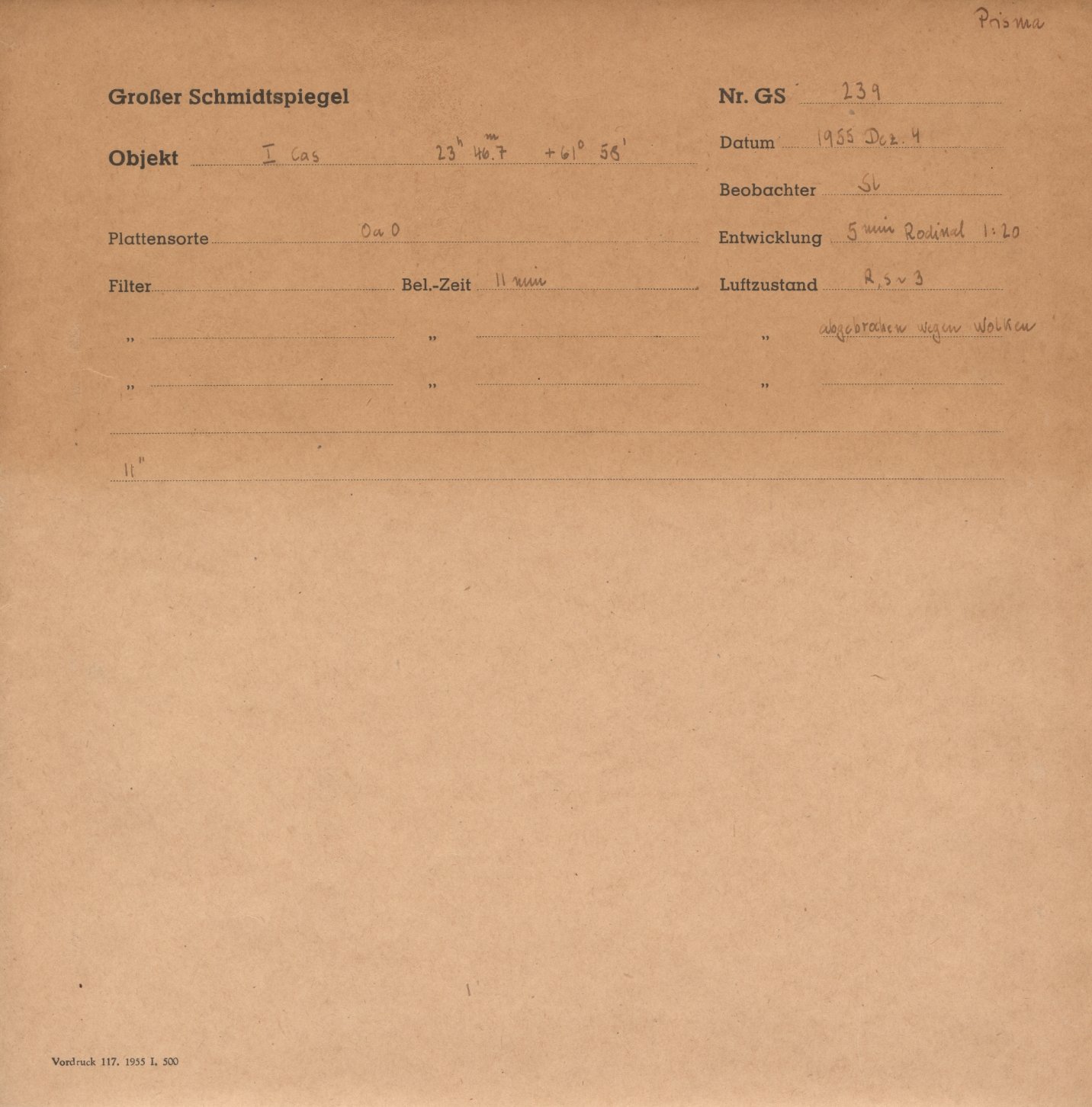 Plattenhuelle GS00239
