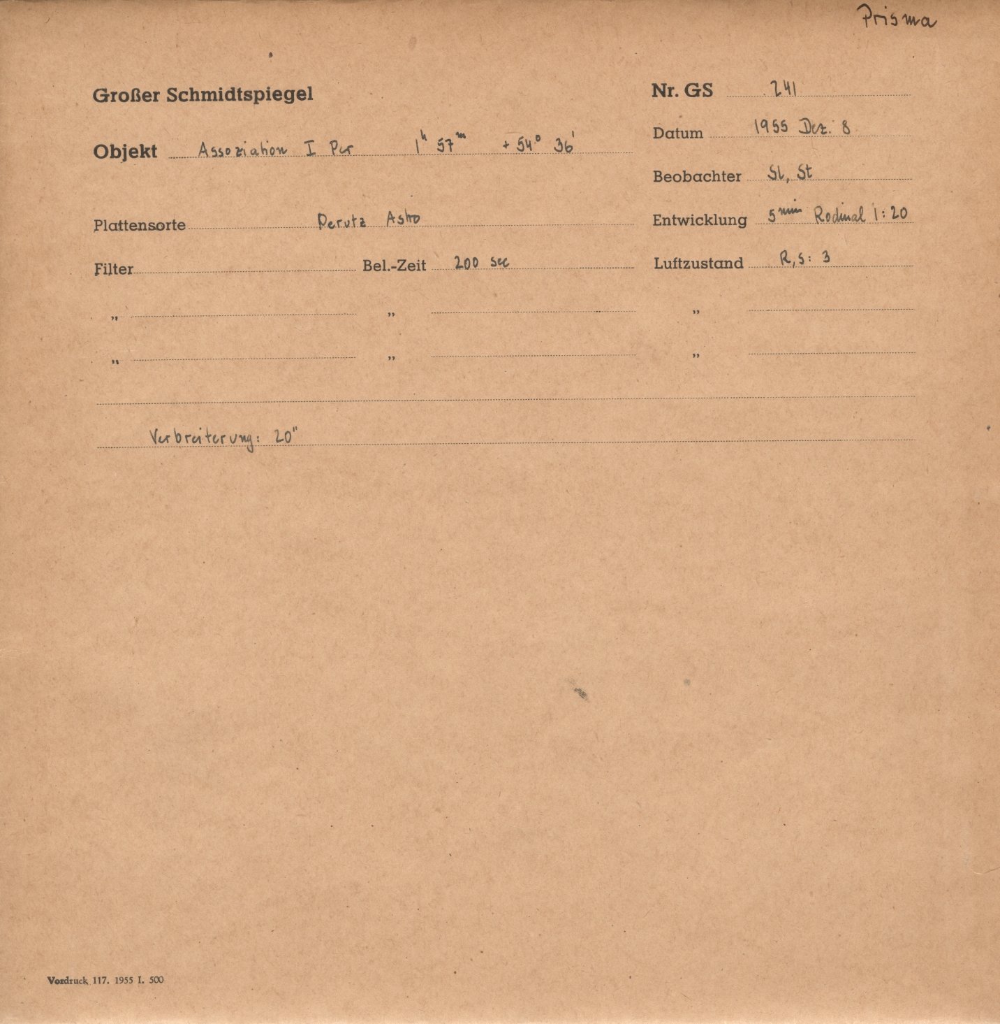 Plattenhuelle GS00241