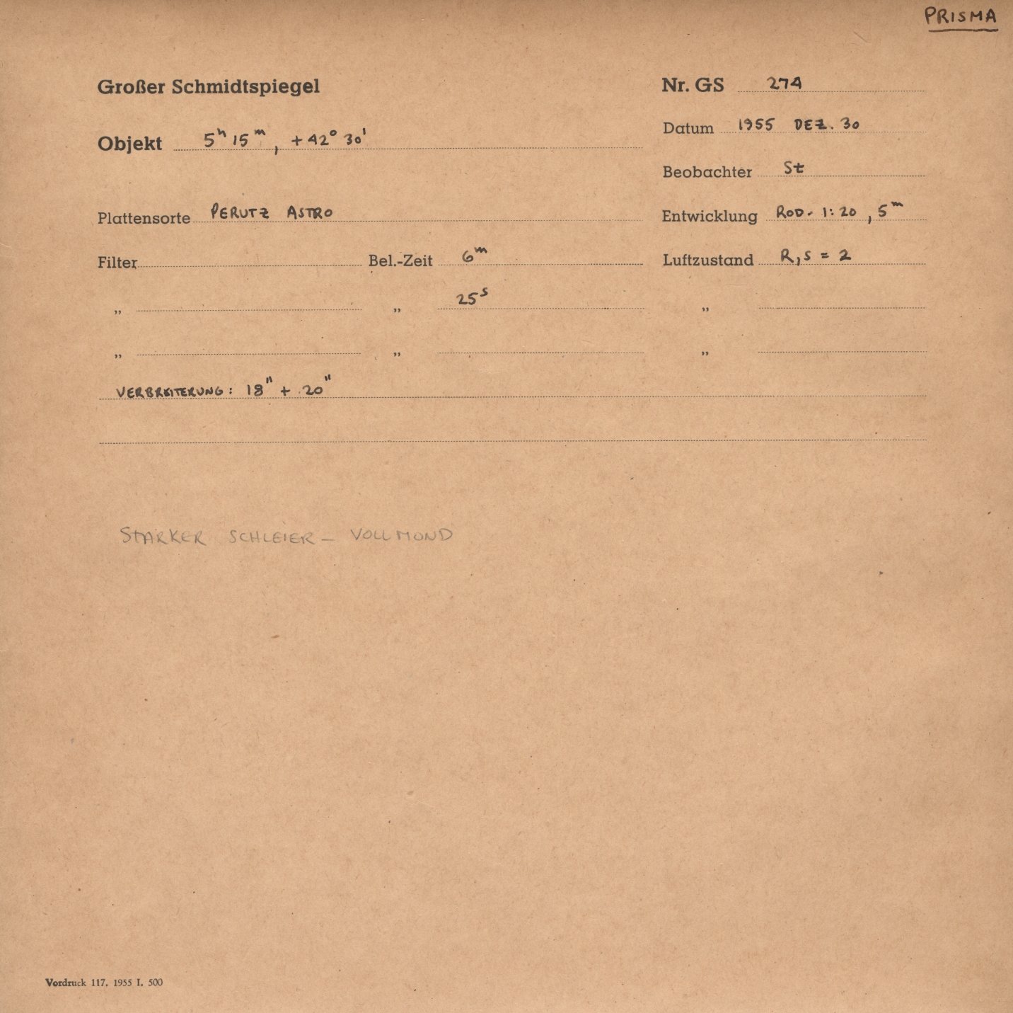 Plattenhuelle GS00274