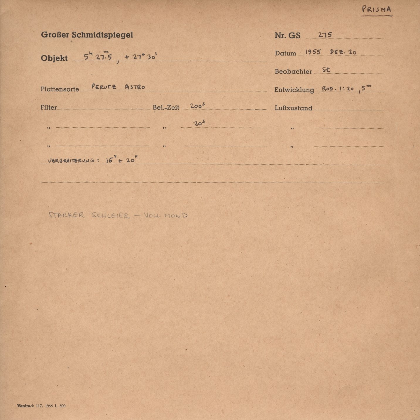 Plattenhuelle GS00275