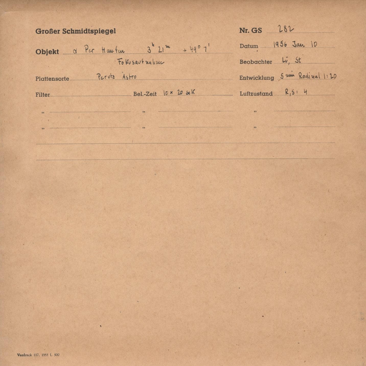 Plattenhuelle GS00282