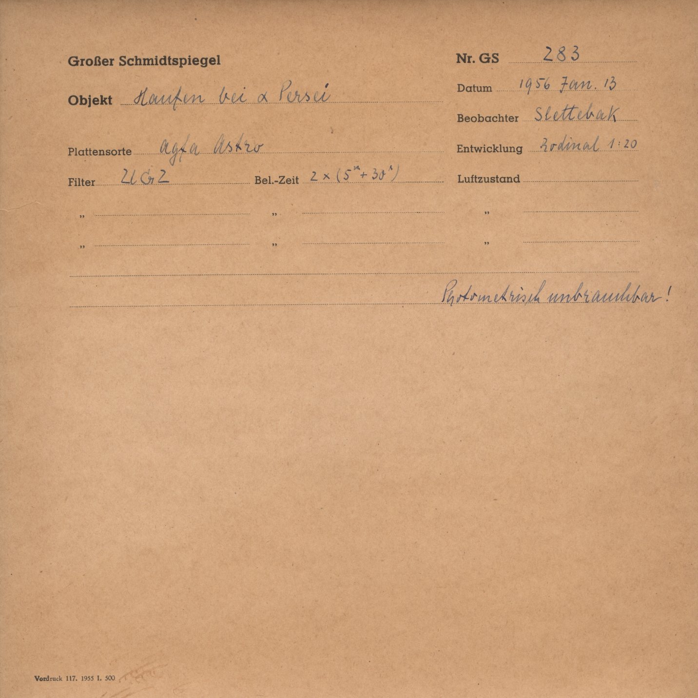Plattenhuelle GS00283