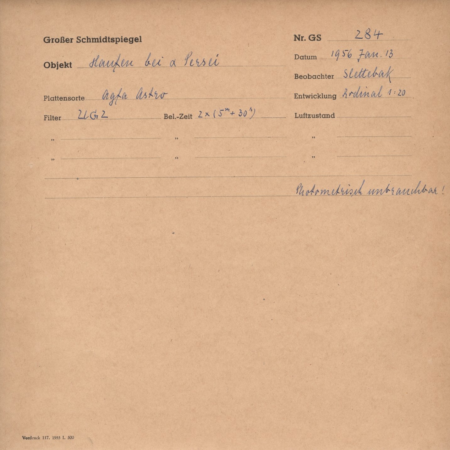 Plattenhuelle GS00284