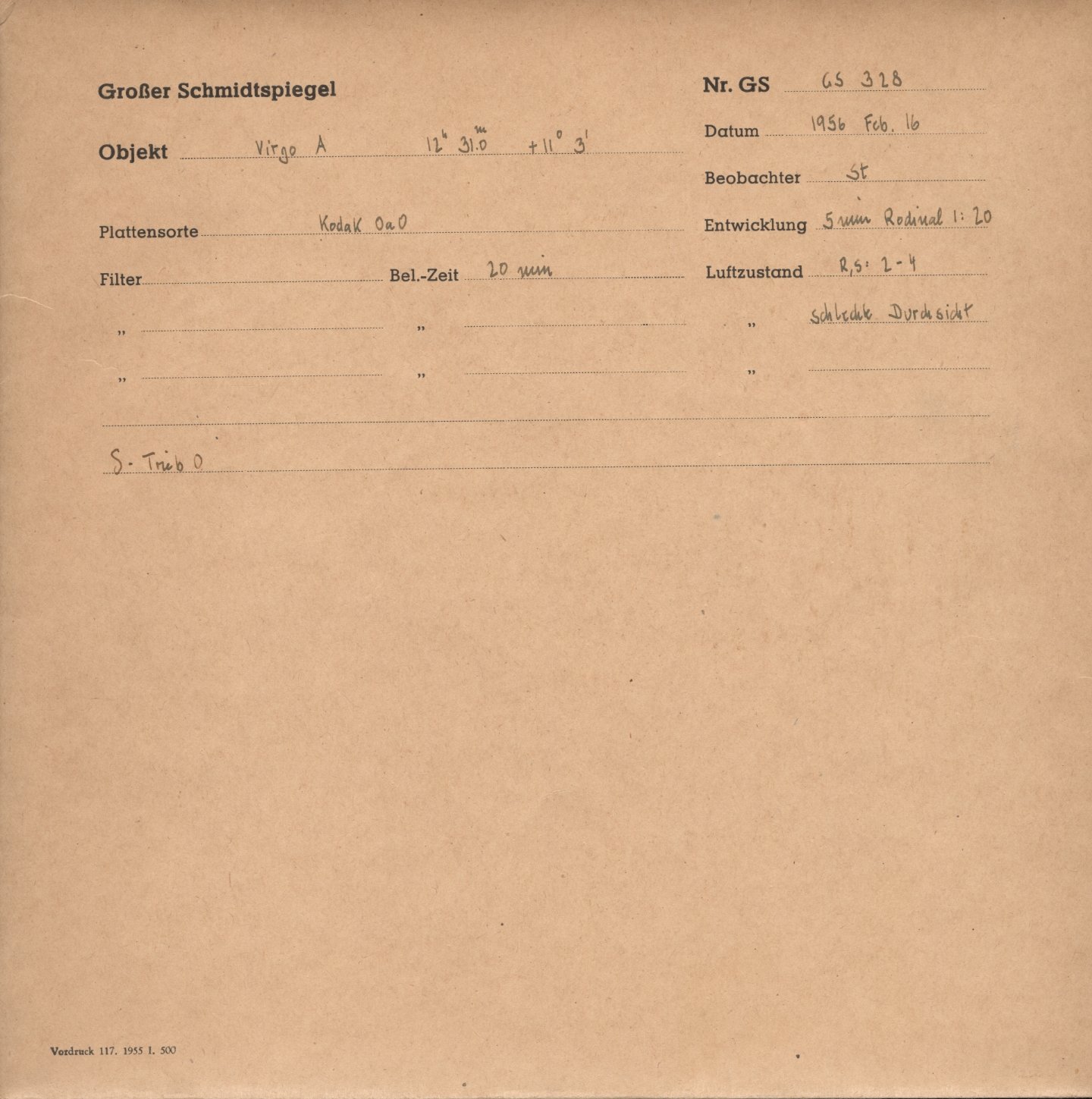 Plattenhuelle GS00328