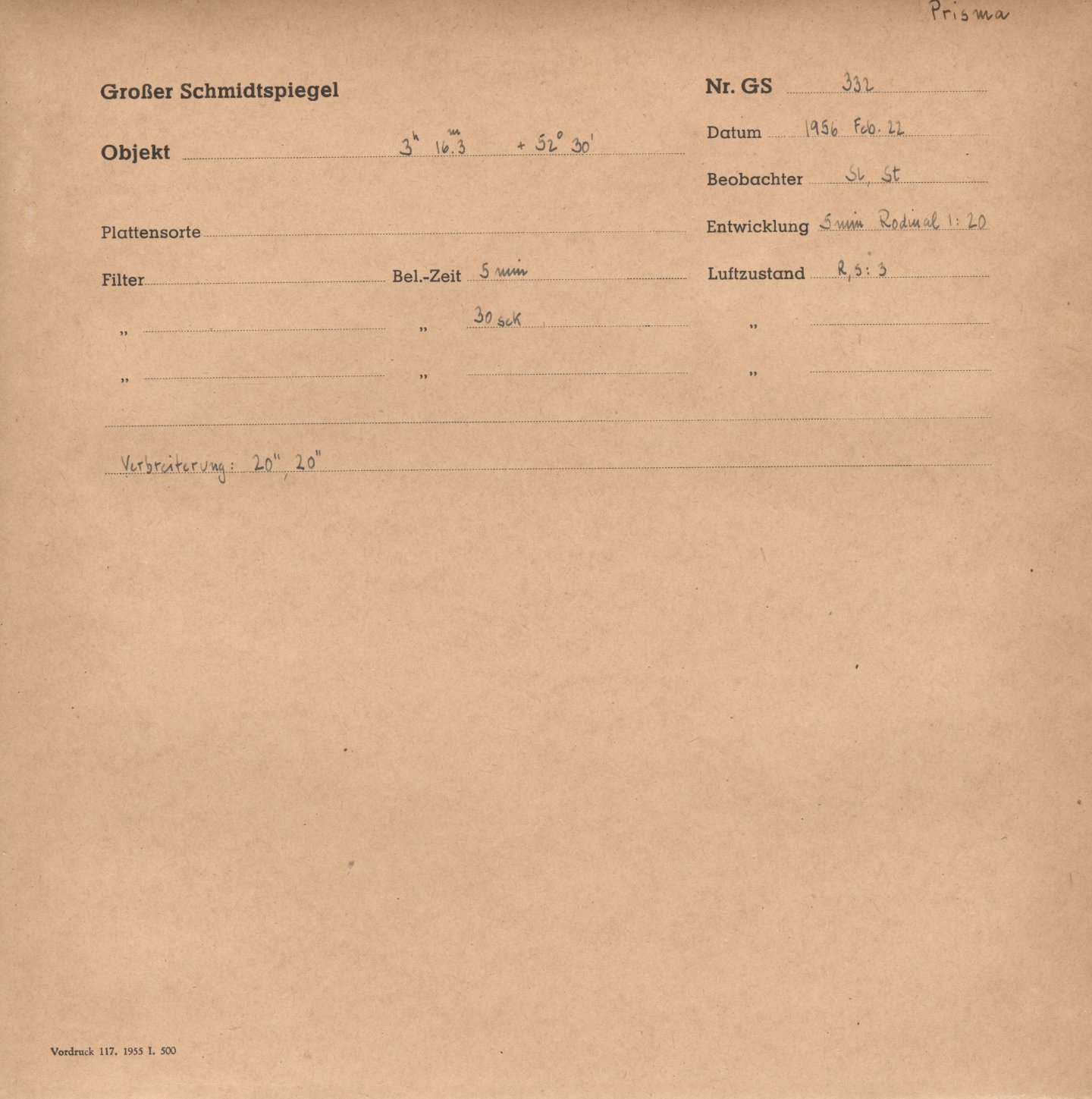 Plattenhuelle GS00332