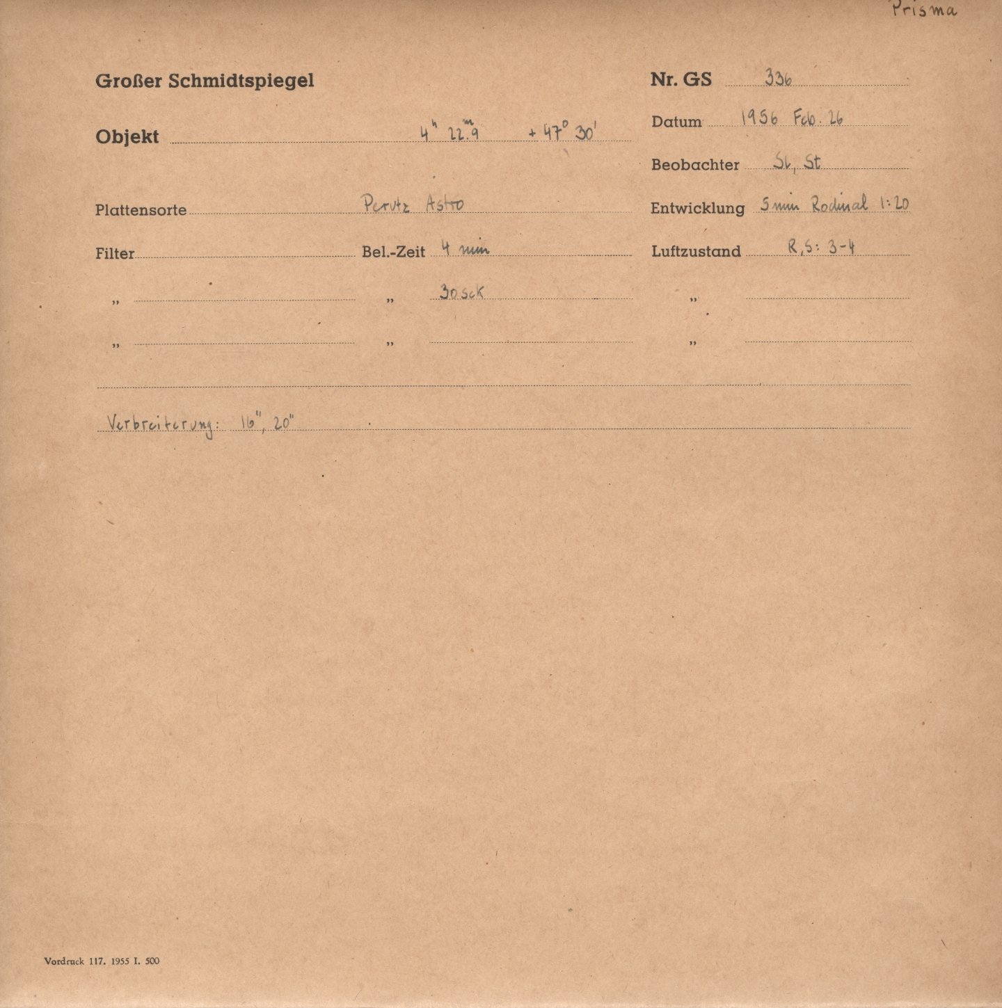 Plattenhuelle GS00336